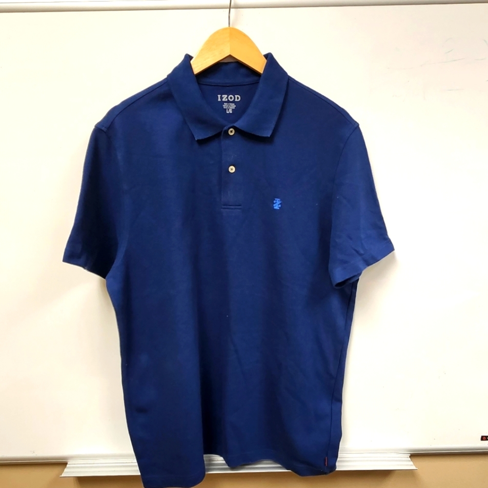 Navy Blue Izod Polo Large